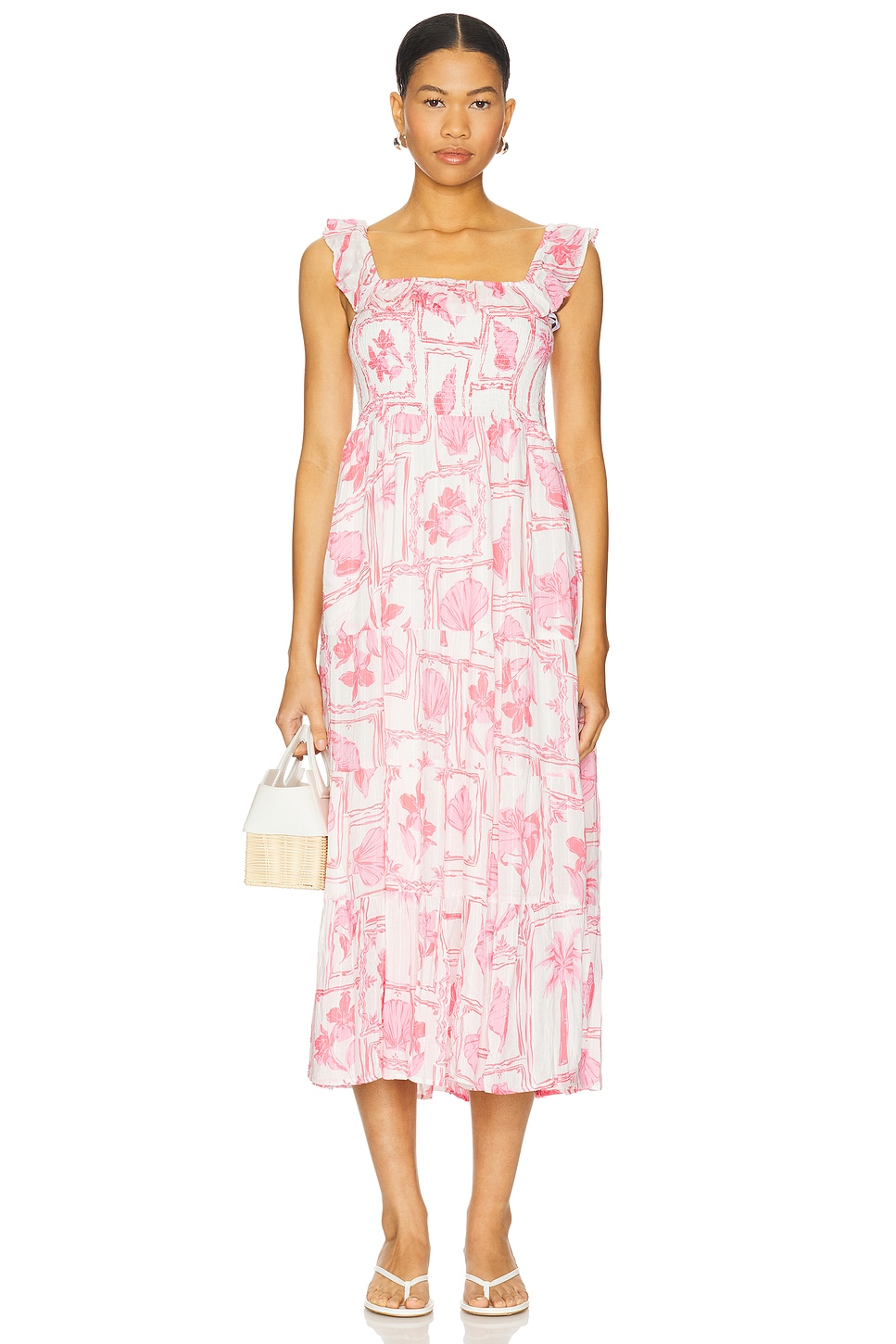 Bria Frill Midi Dress - luluinthesky