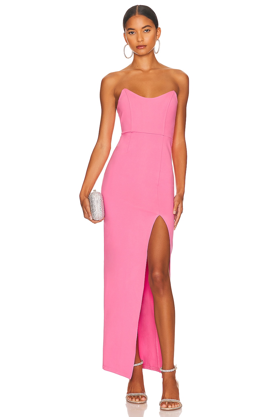 Ryleigh Strapless Maxi Dress - luluinthesky