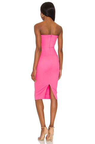 Sophia Strapless Midi Dress - luluinthesky