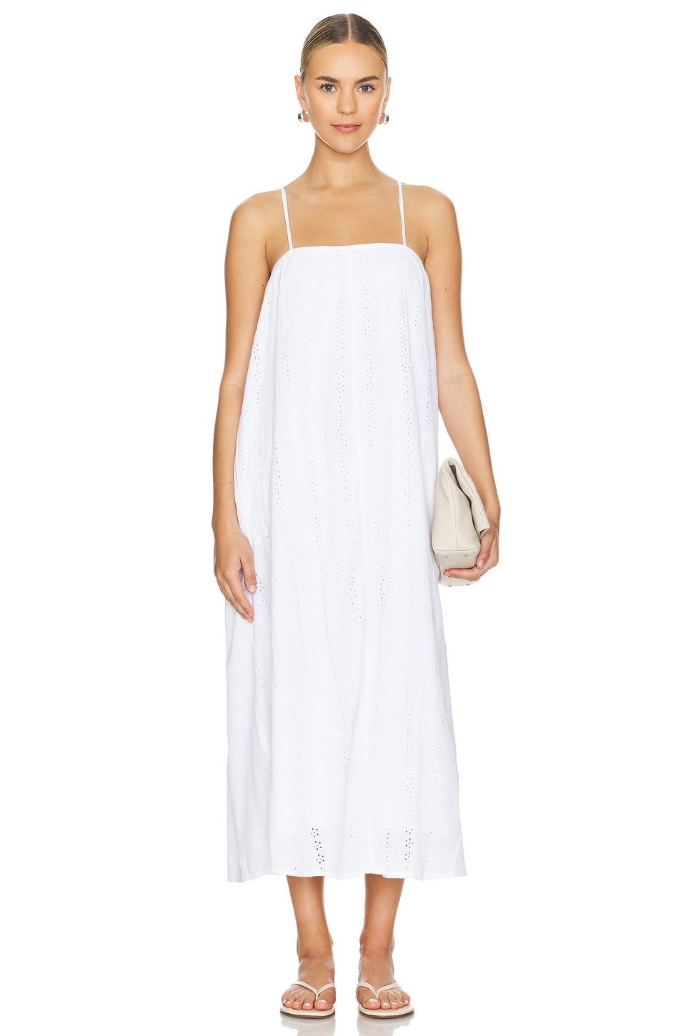Broderie Maxi Dress - luluinthesky