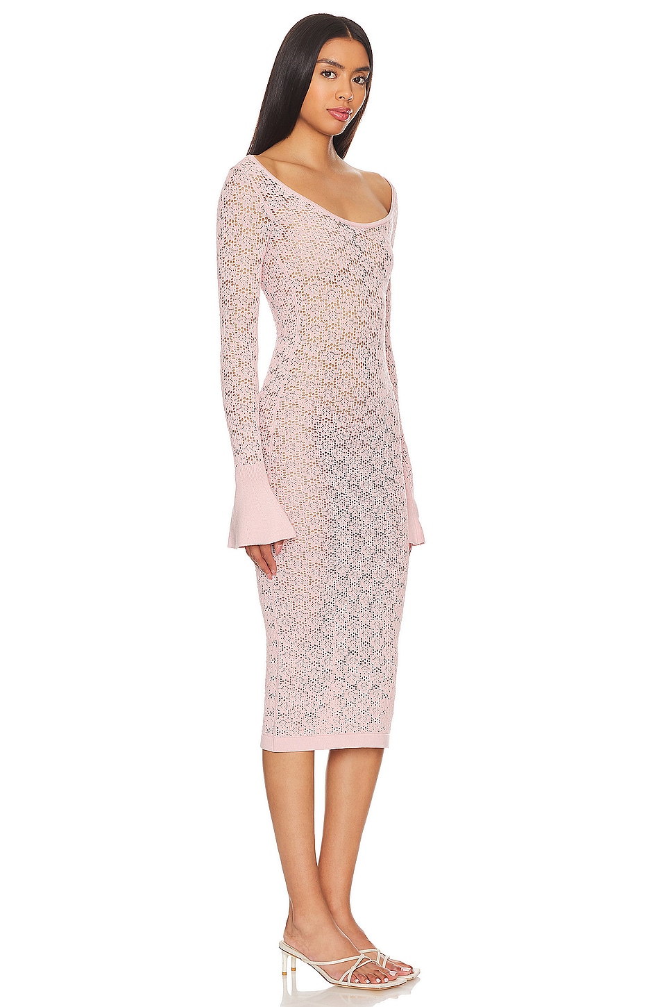 Netia Long Sleeve Midi Dress - luluinthesky