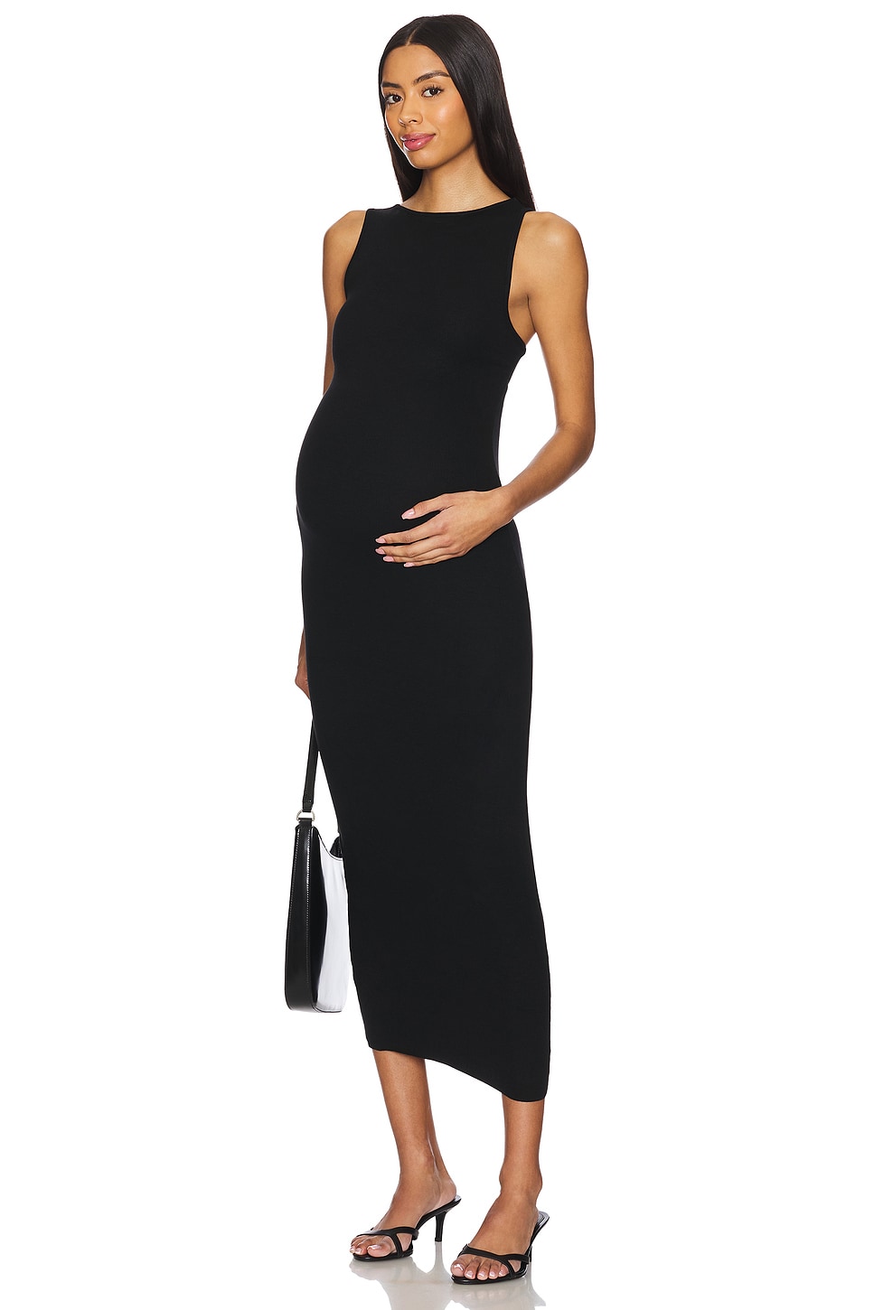 Soft Rib Boat Neck Midi Dress - luluinthesky