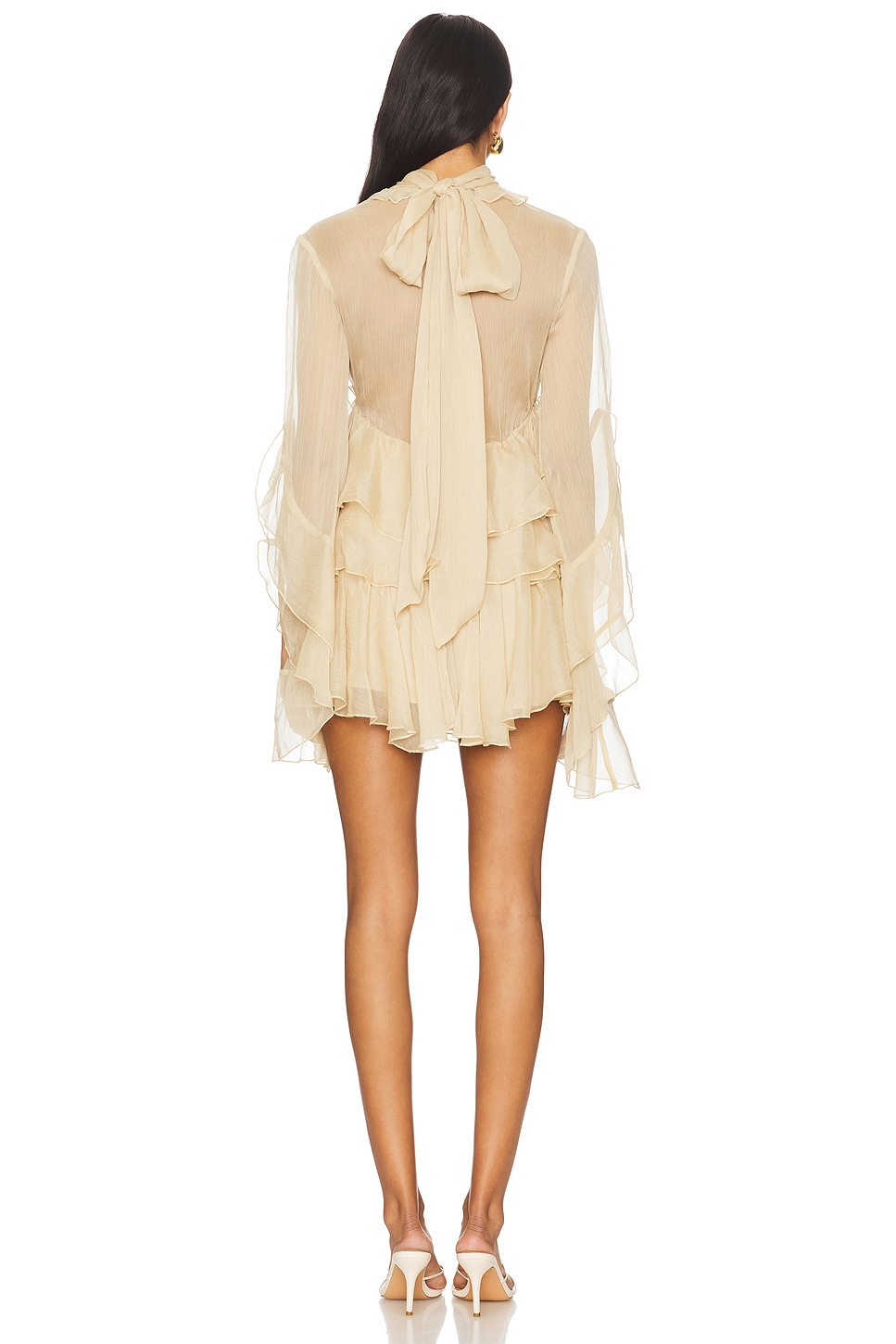 X Revolve Anyssa Ruffle Mini Dress - luluinthesky