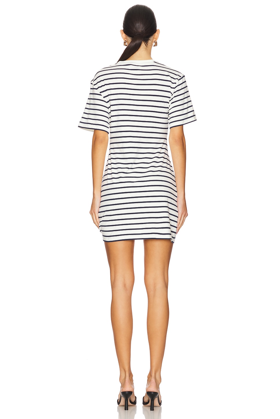 Zeus Short Sleeve Draped T-shirt Dress - luluinthesky