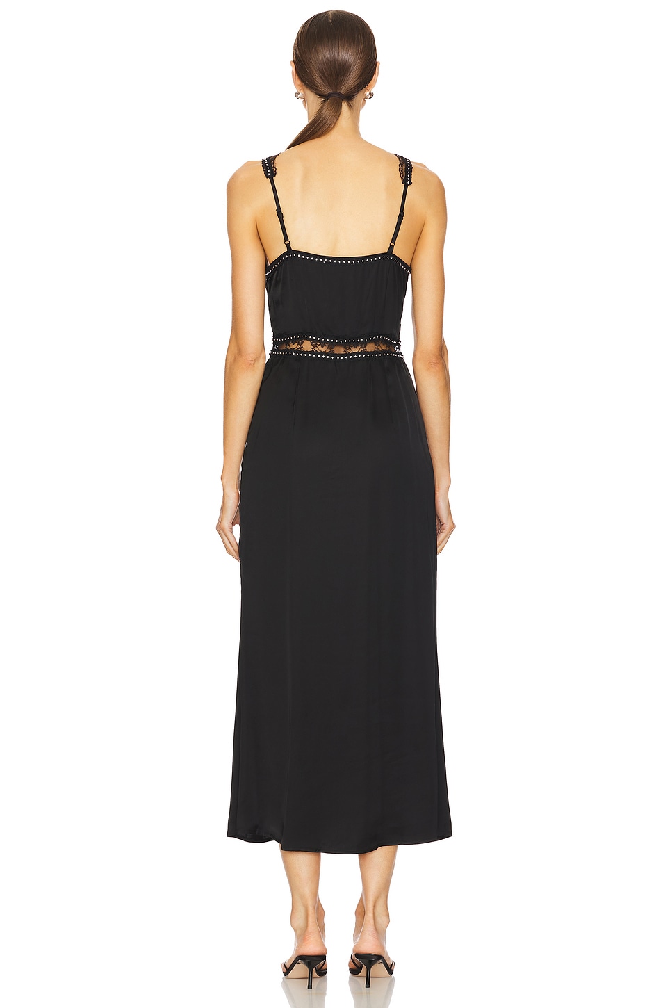 Mimi Dress With Stud Trim - luluinthesky