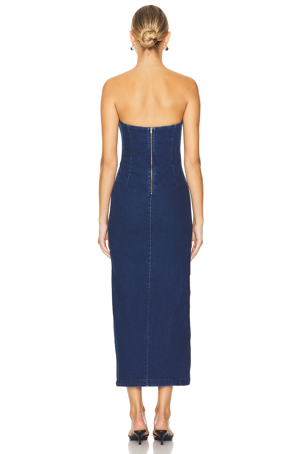 Eleni Denim Midi Dress - luluinthesky