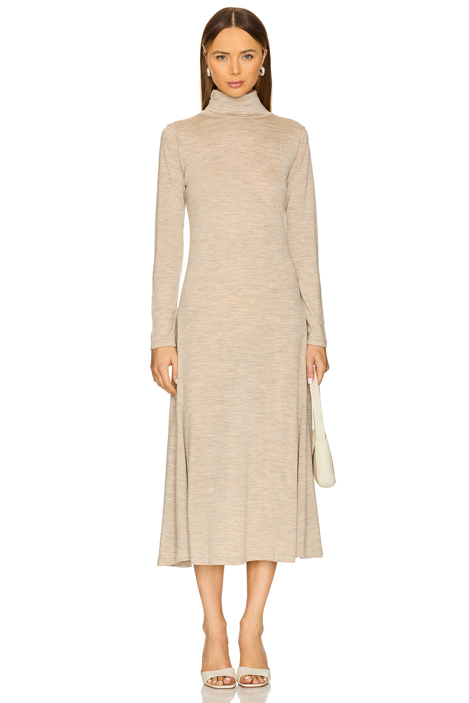 Wool-blend Turtleneck Dress - luluinthesky