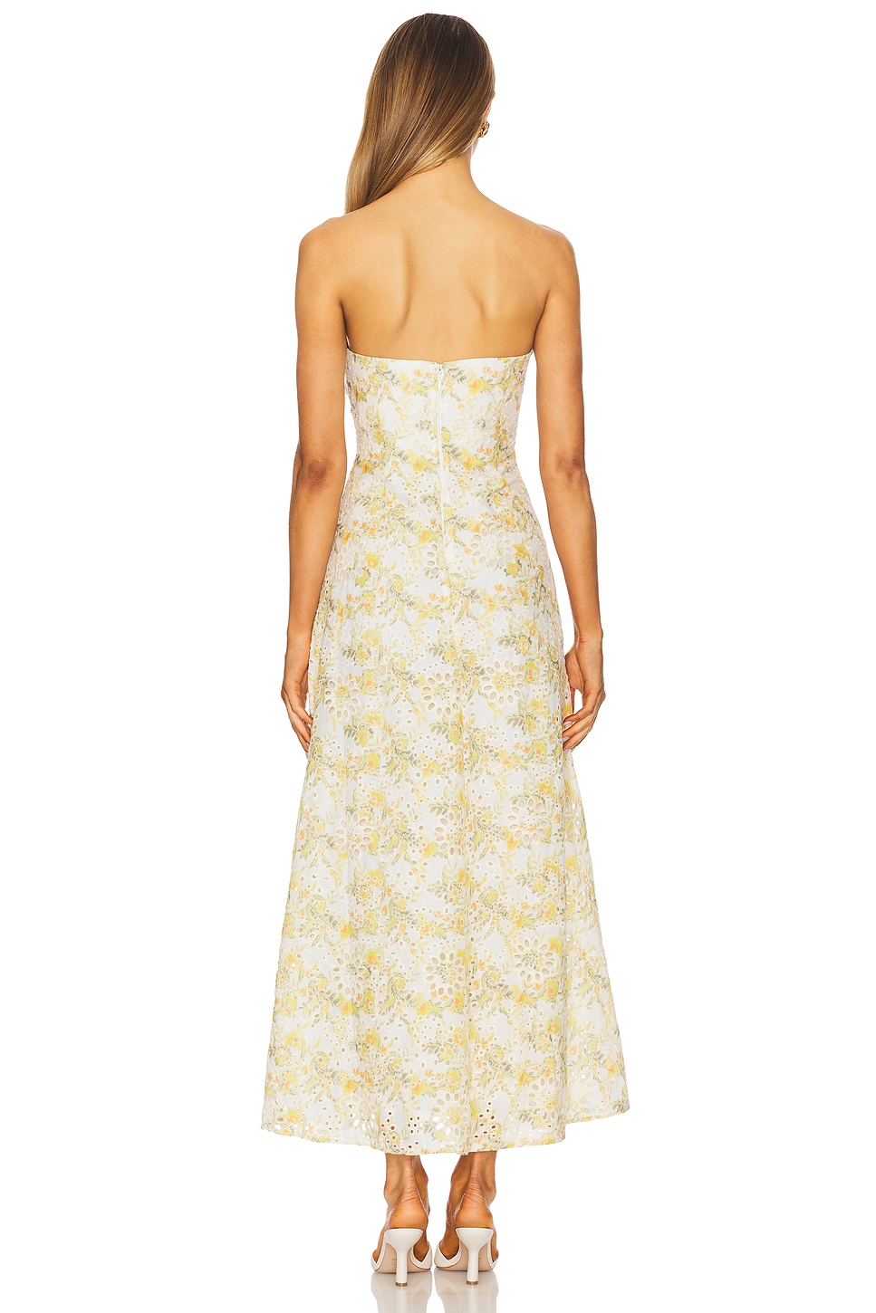 Lora Broderie Maxi Dress - luluinthesky