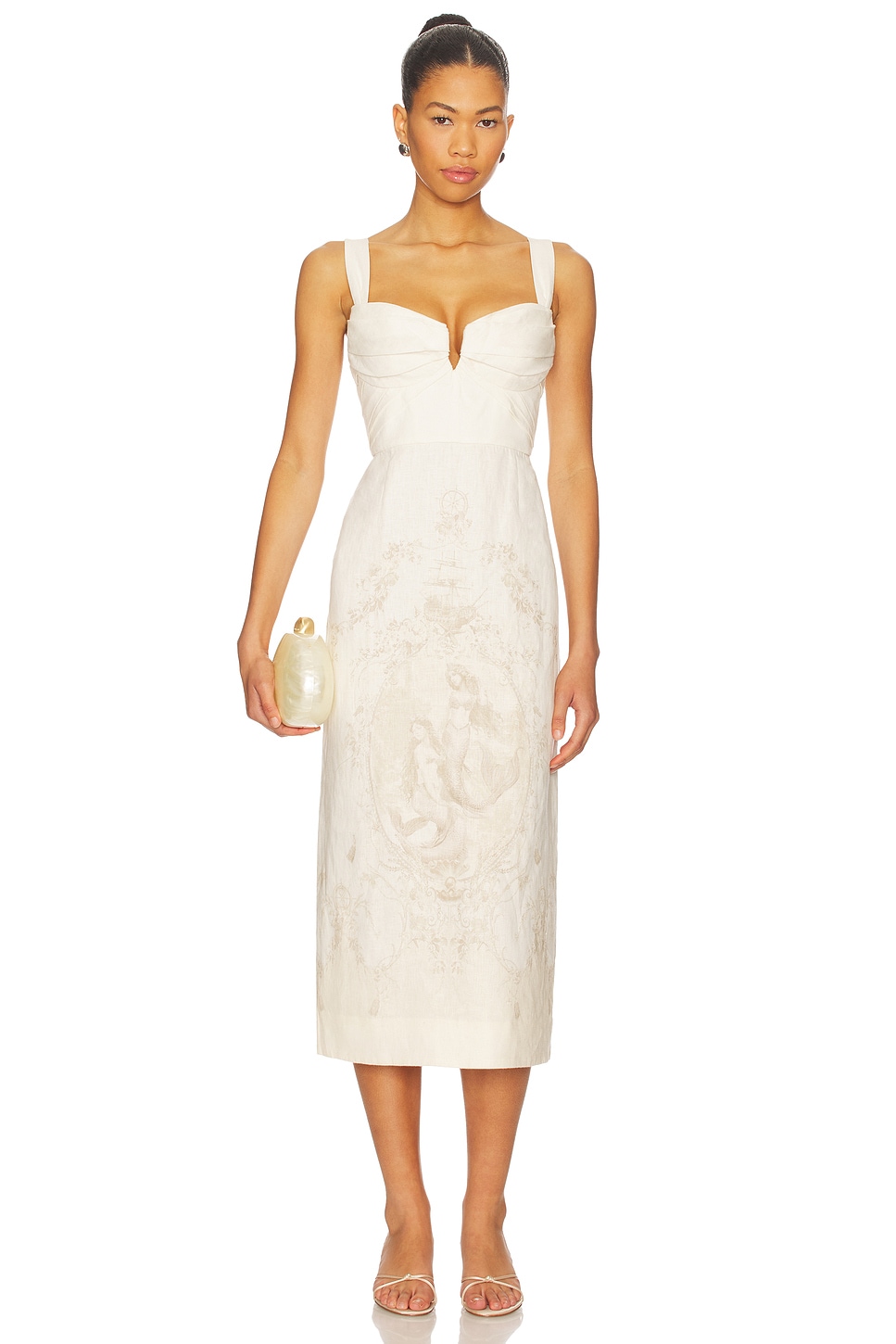 Drape Midi Dress - luluinthesky