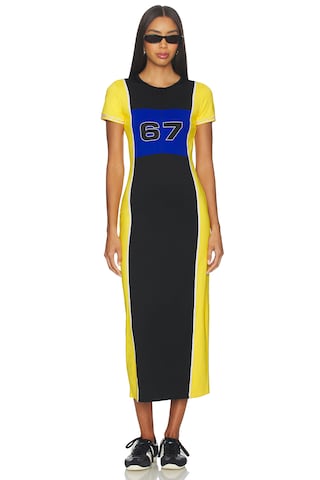 Graphic Zip Placket Dress - luluinthesky