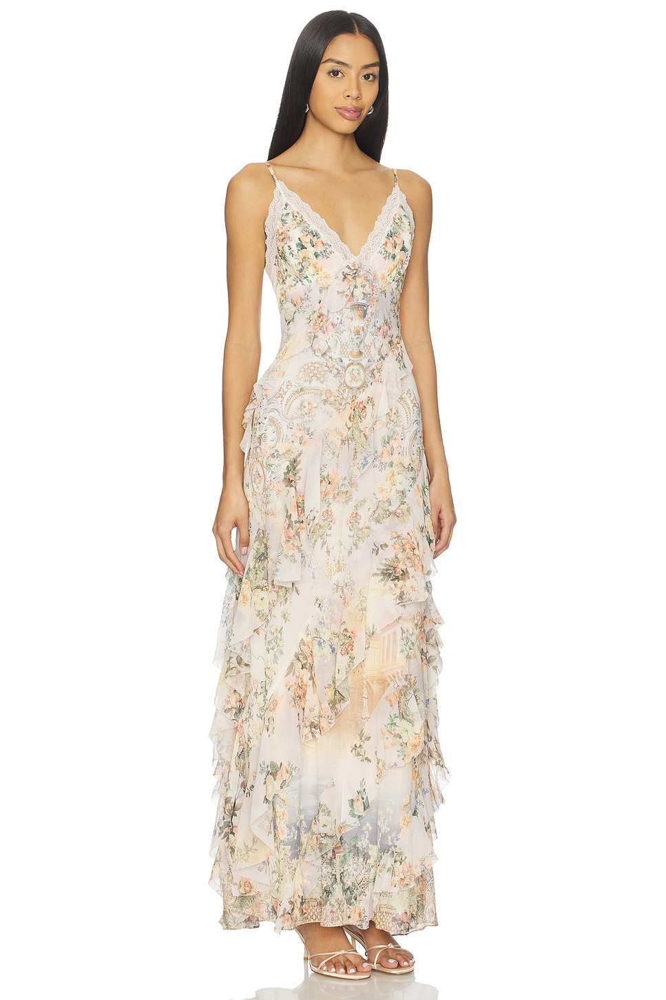 Ruffle Slip Dress - luluinthesky