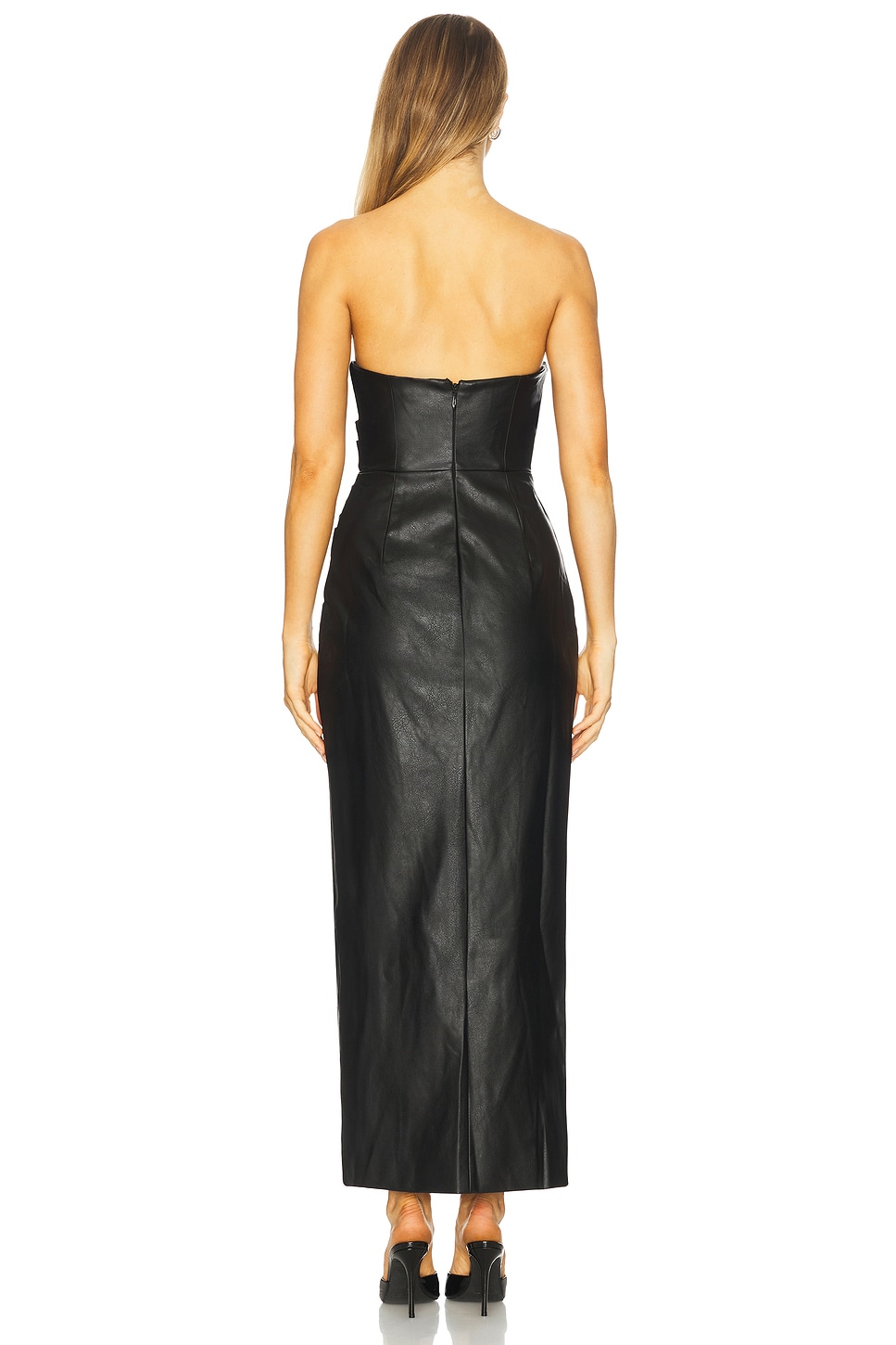 Vani Vegan Leather Maxi Dress - luluinthesky