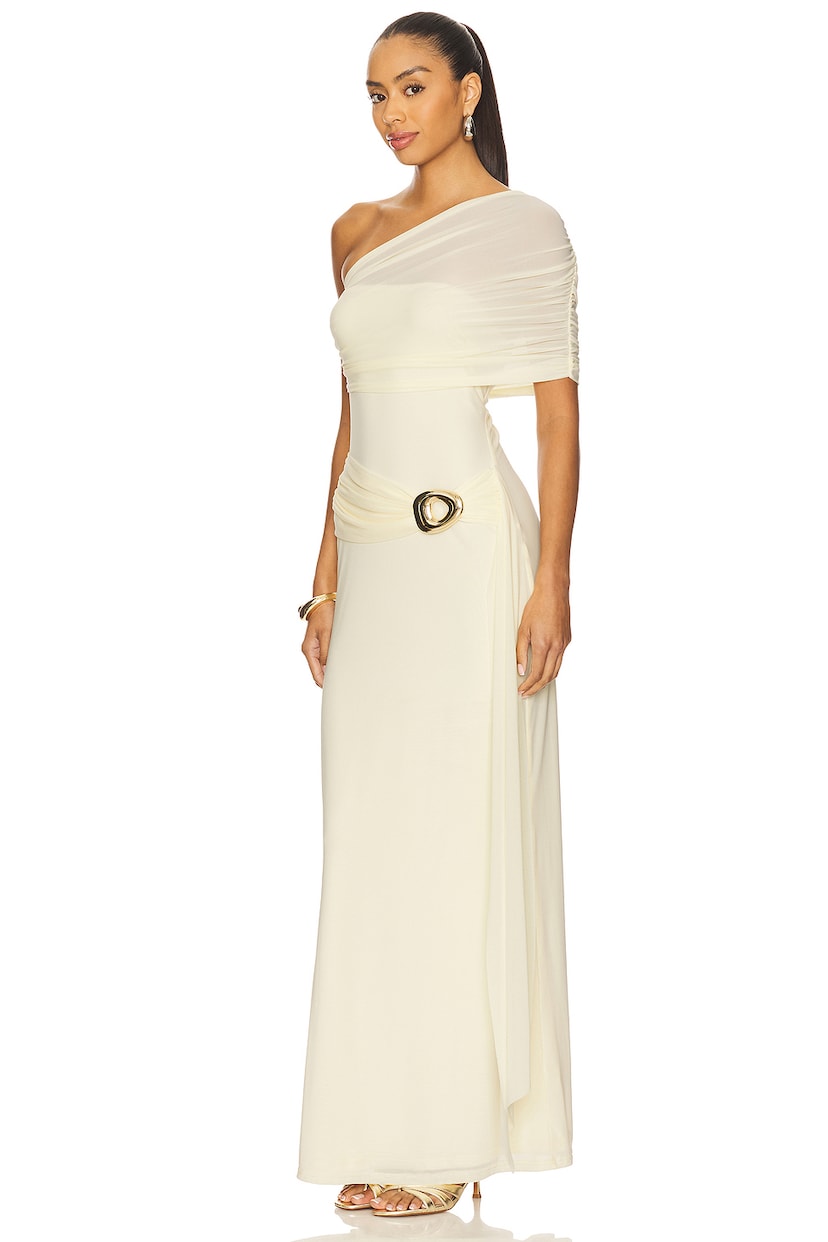 Kassi One Shoulder Midi Dress - luluinthesky