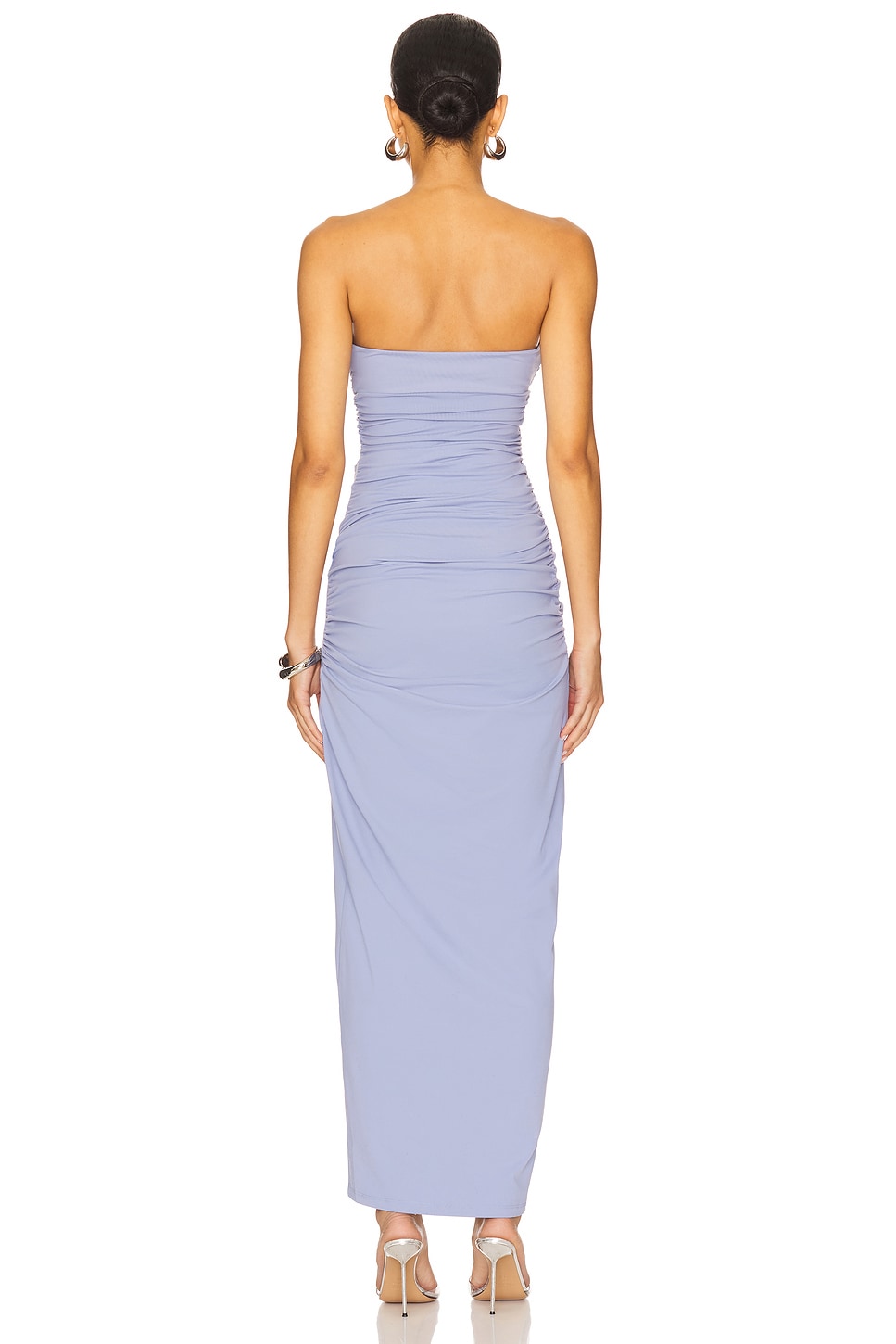 Angle Wire Strapless Gathered Dress - luluinthesky