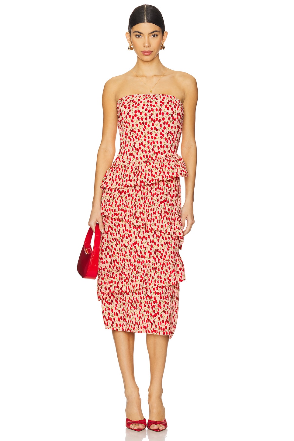 Asym Tiered Ruffle Dress - luluinthesky