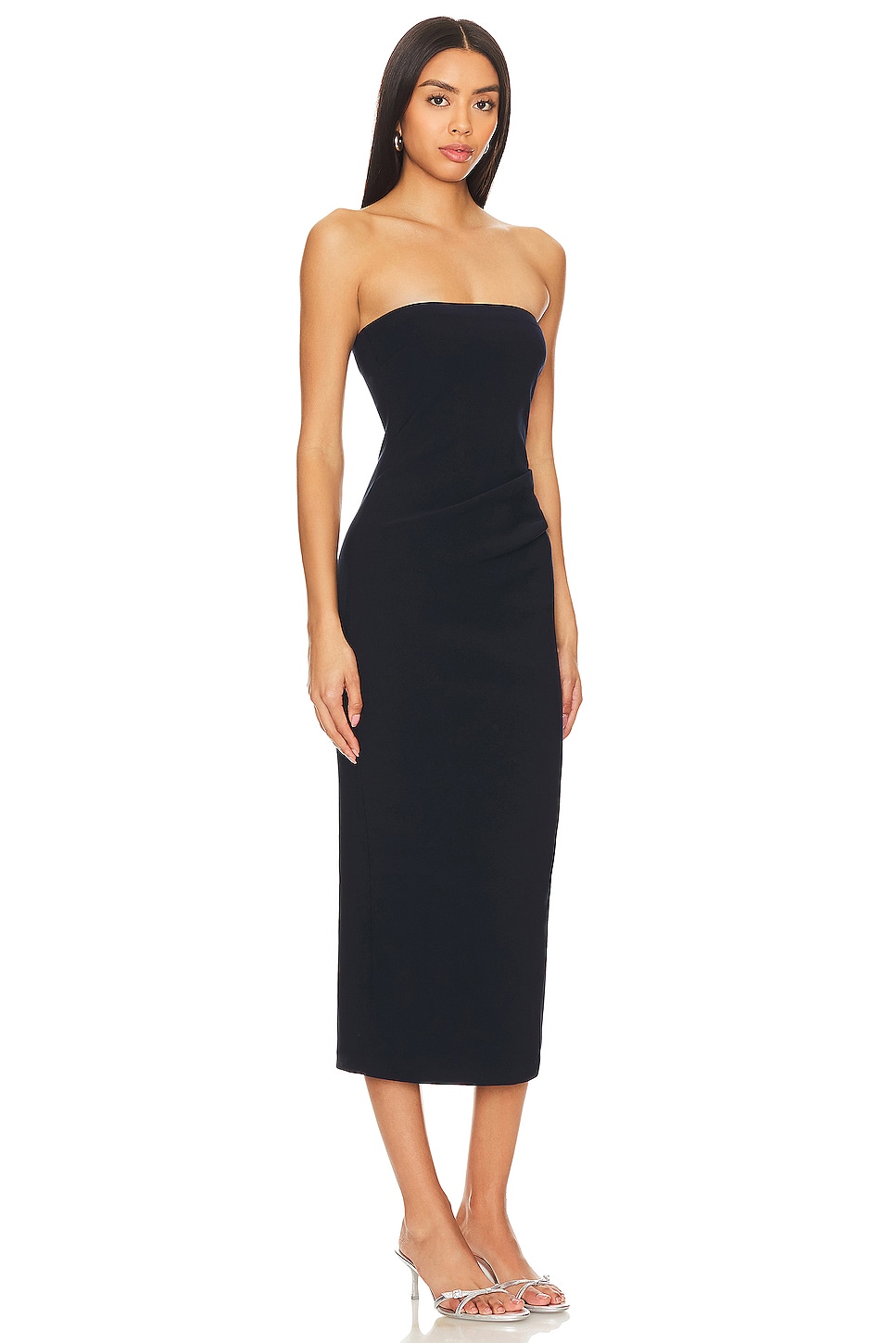 Karina Strapless Midi Dress - luluinthesky