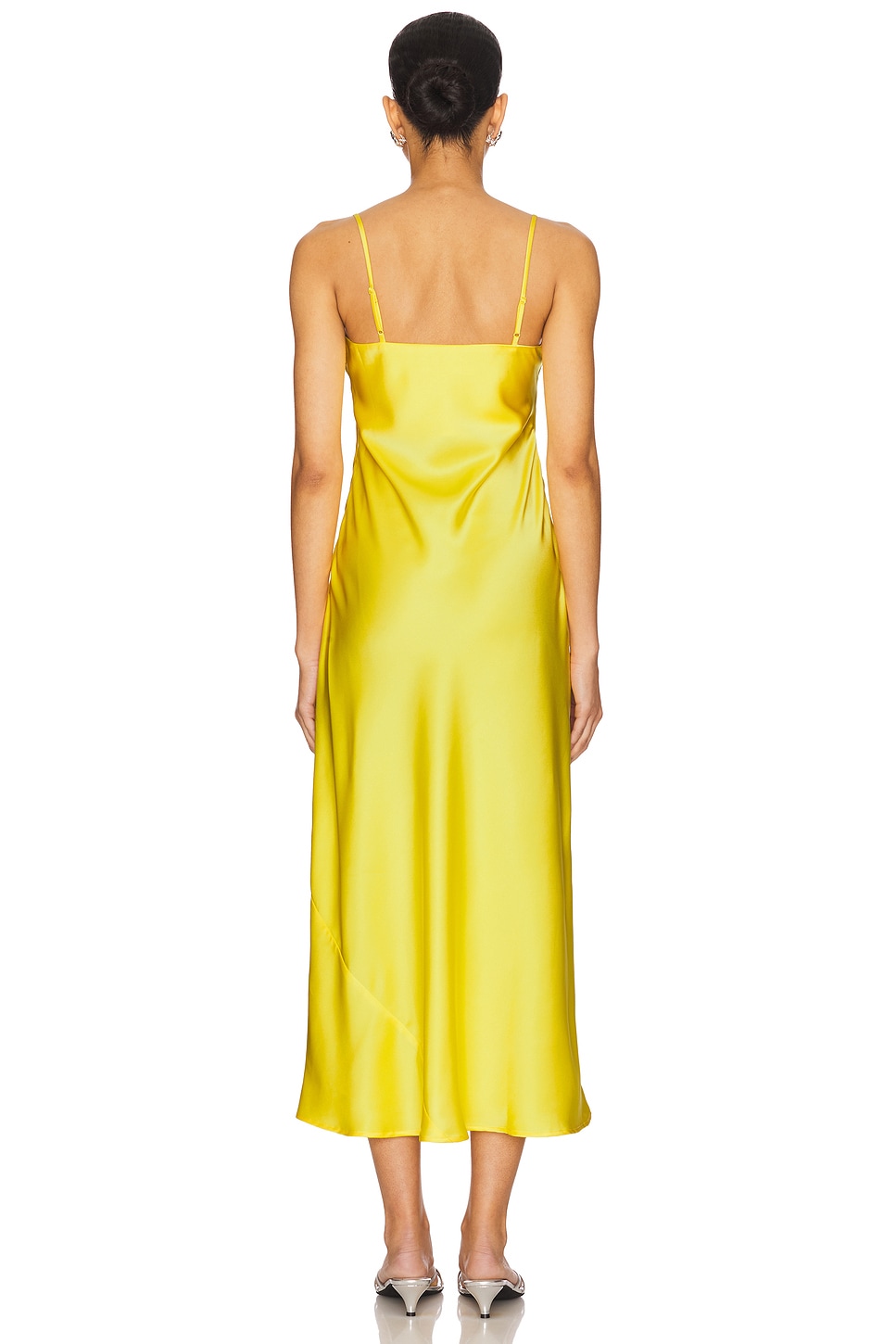 Satin Bias Cut Slip Dress - luluinthesky