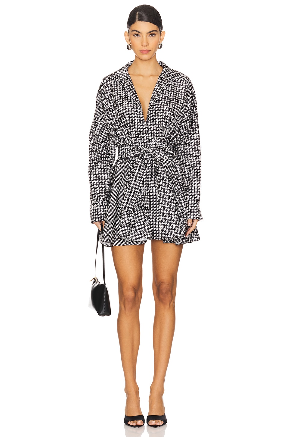 Oversized Shirt Flared Mini Dress - luluinthesky