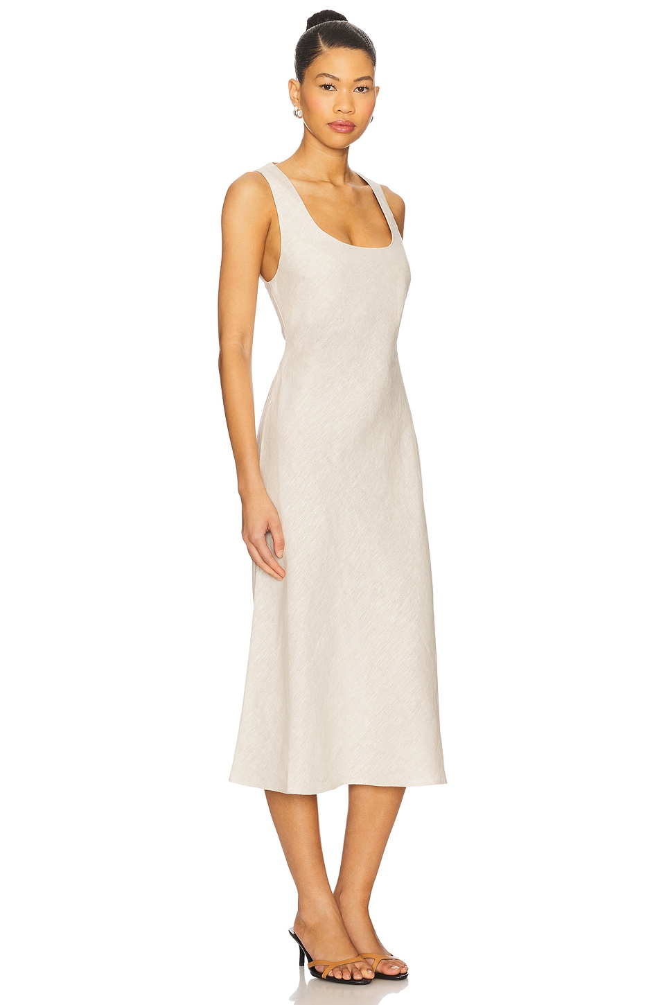 by Marianna Eula Linen Midi Dress - luluinthesky