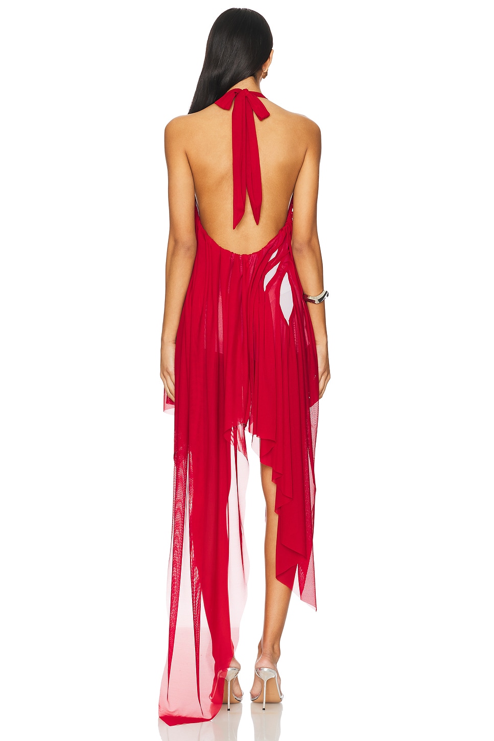 Bursting Flower Wetlook Dress - luluinthesky