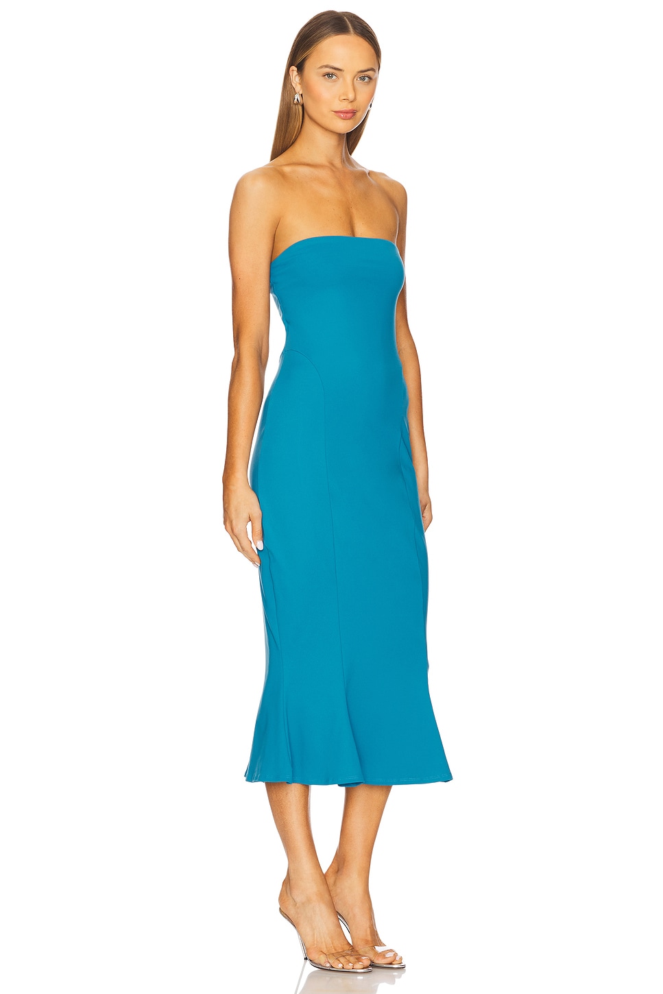 Tube Trumpet Midi Dress - luluinthesky