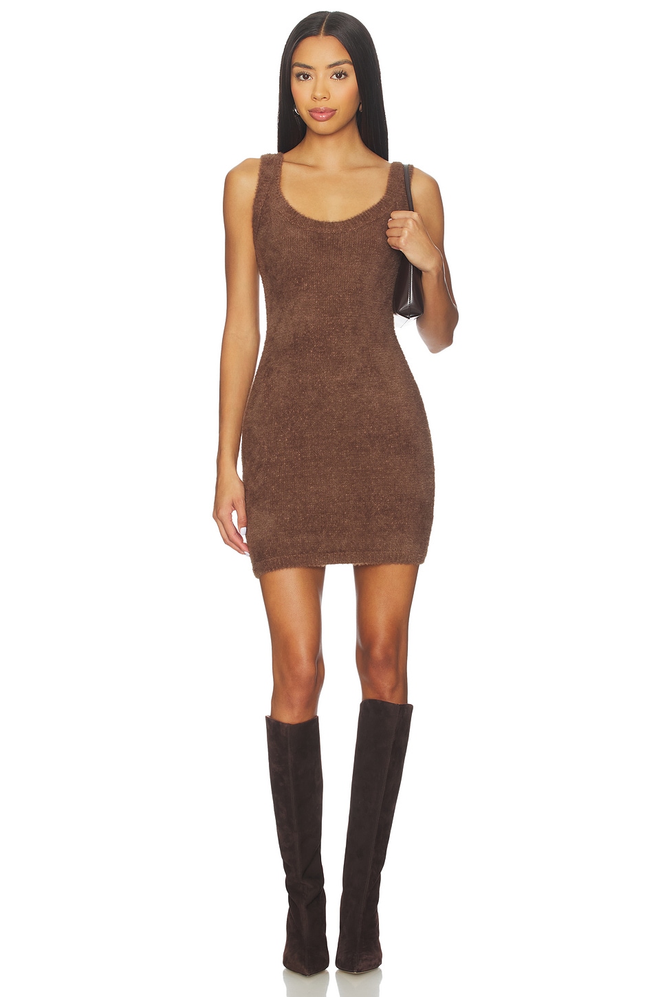 Kailey Fluffy Mini Dress - luluinthesky