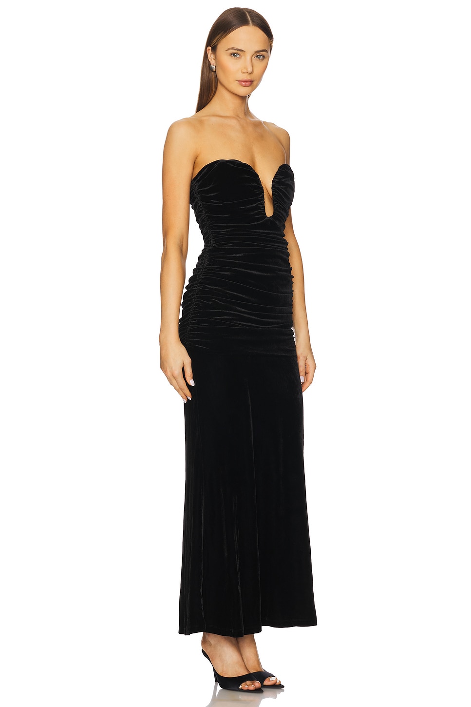 Elvira Velvet Maxi Dress - luluinthesky
