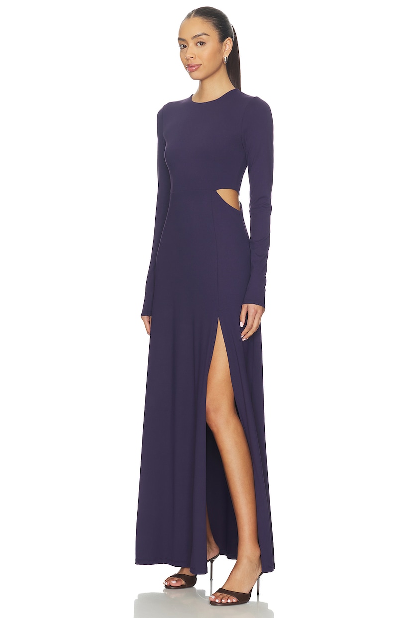 Crew Side Slit Occasion Dress - luluinthesky