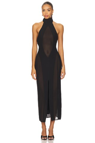 Koemi Sheer Panel Dress - luluinthesky
