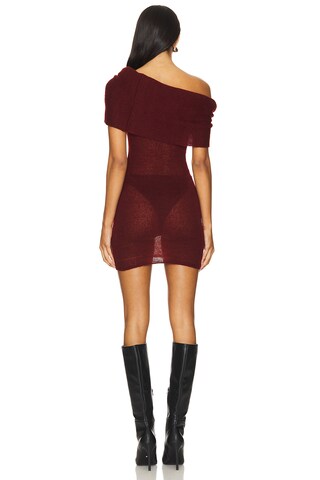 Adele Off The Shoulder Sweater Mini Dress - luluinthesky