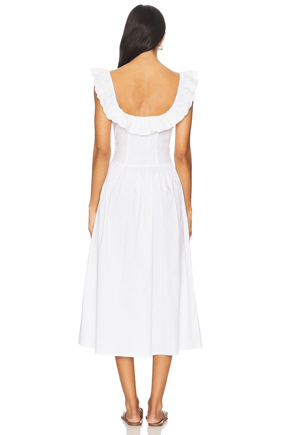Georgia Poplin Midi Dress - luluinthesky