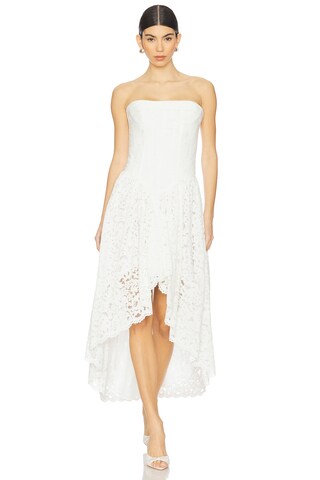 Felicidad Strapless Lace Dress - luluinthesky