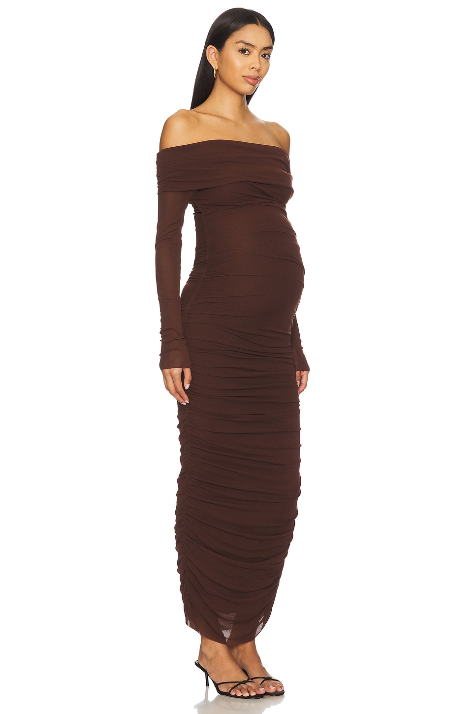 Off The Shoulder Mesh Dress - luluinthesky