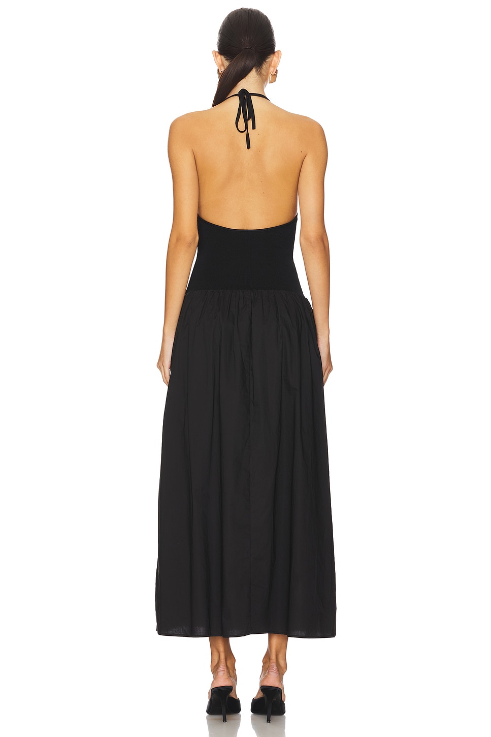 Aliah Halter Midi Dress - luluinthesky