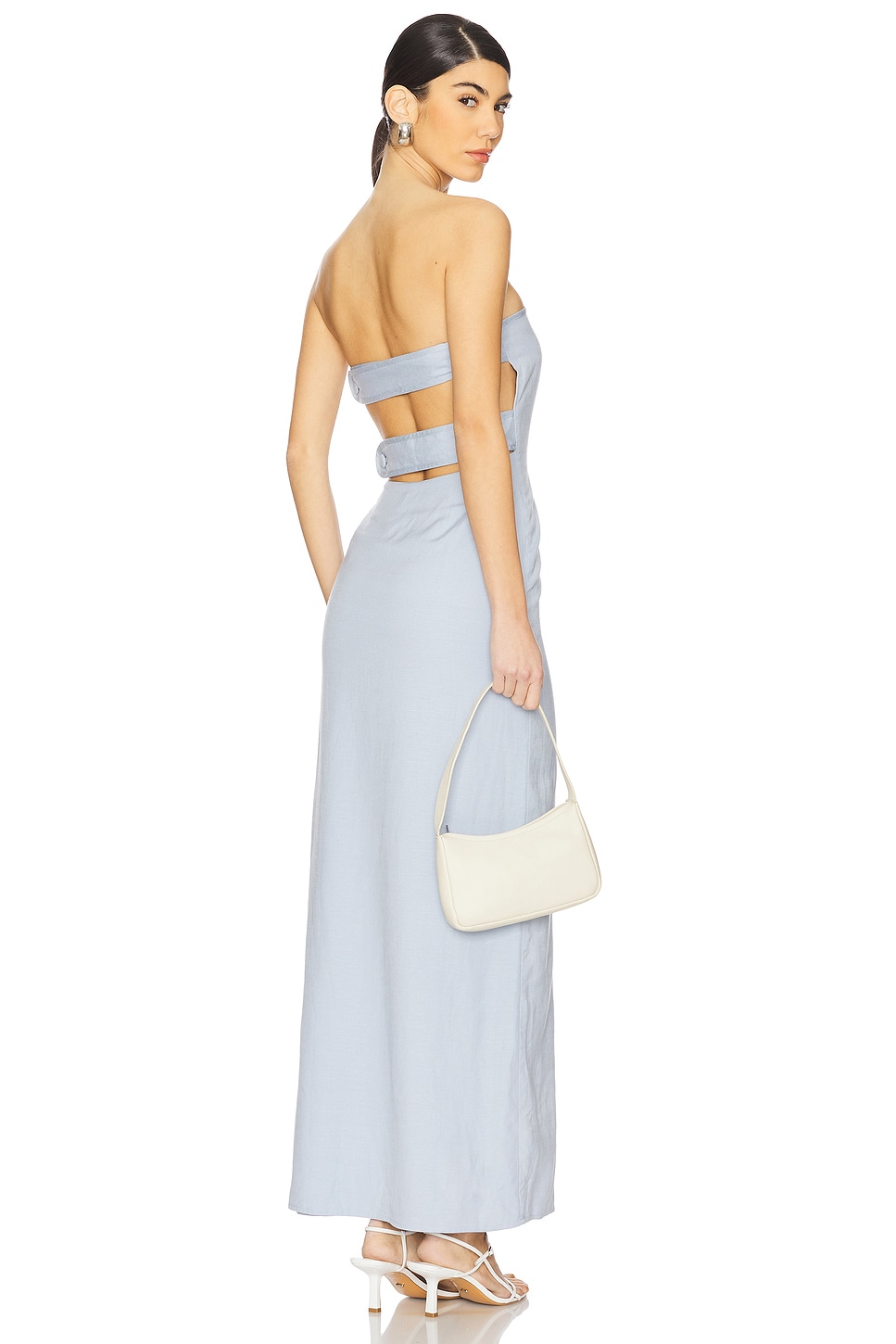 Romy Strapless Panel Back Dress - luluinthesky