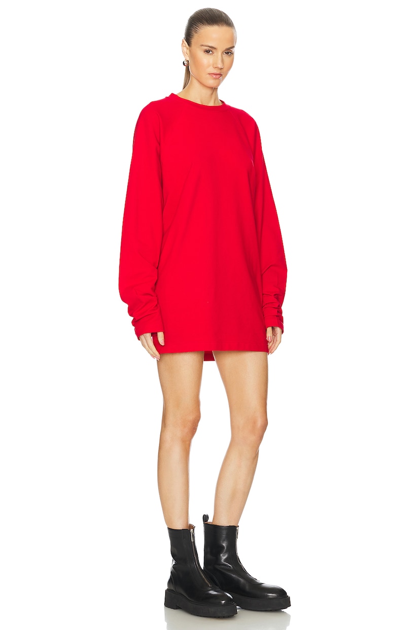 Oversized Raglan Sleeve Mini Dress - luluinthesky