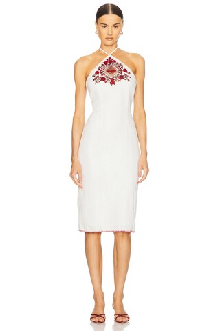 Maria Embroidered Dress - luluinthesky