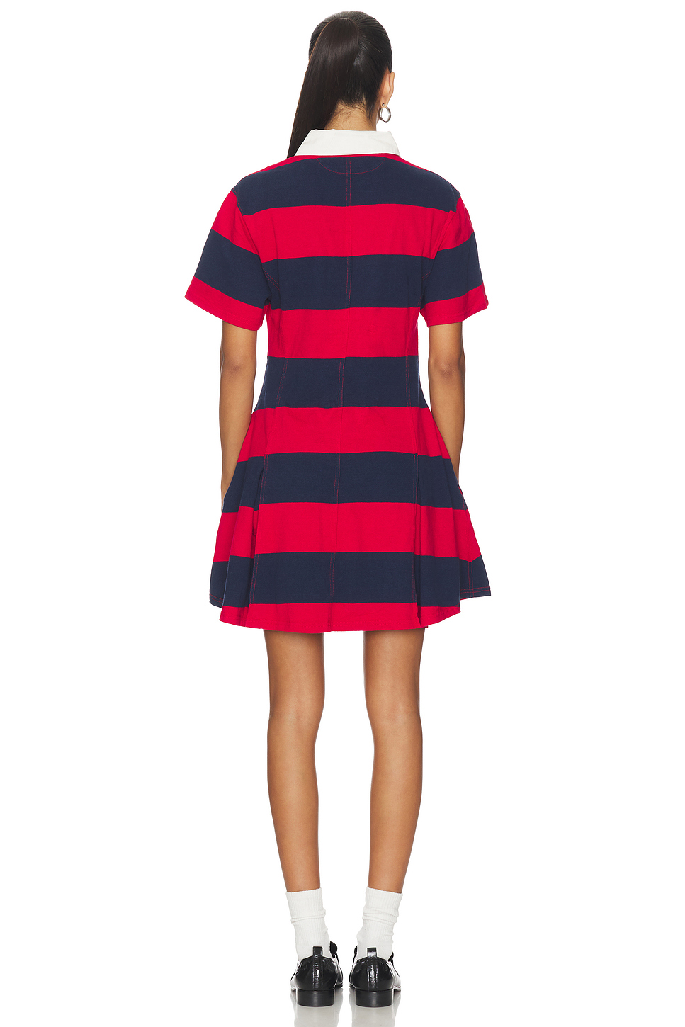Striped Cotton Jersey Rugby Dress - luluinthesky