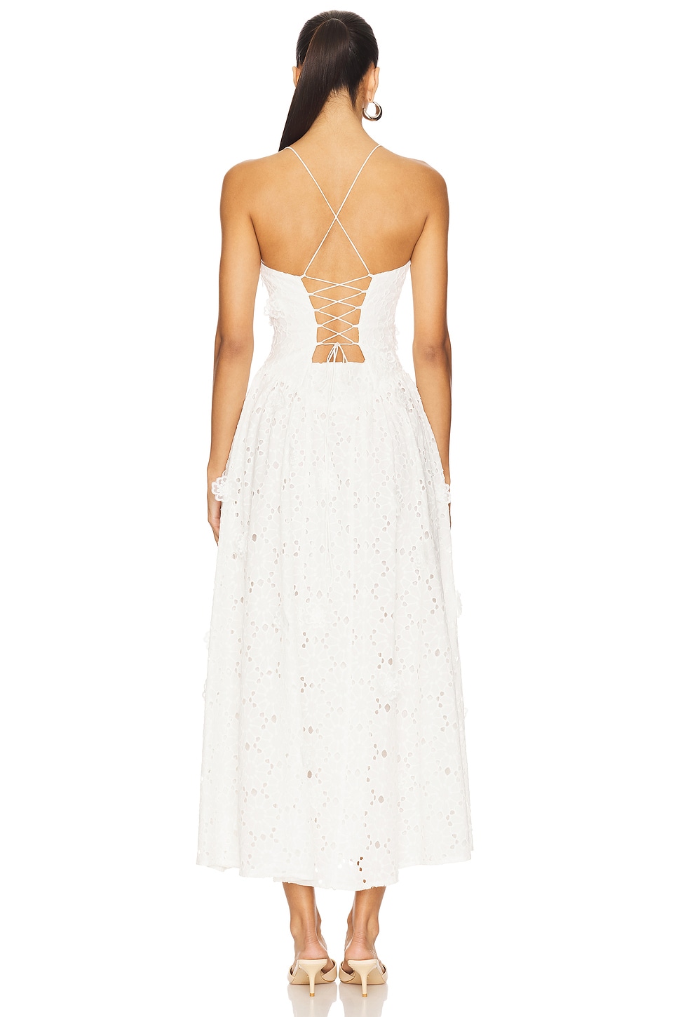 Estie Broderie Maxi Dress - luluinthesky