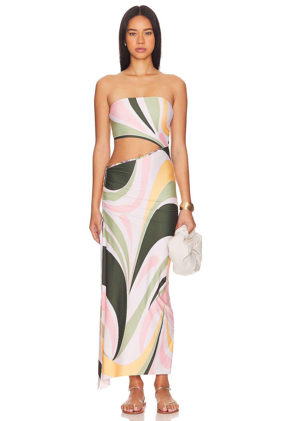 X Revolve Gwen Vitreo Midi Dress - luluinthesky