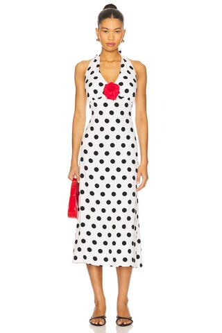 Jardin Halter Neck Maxi Dress - luluinthesky