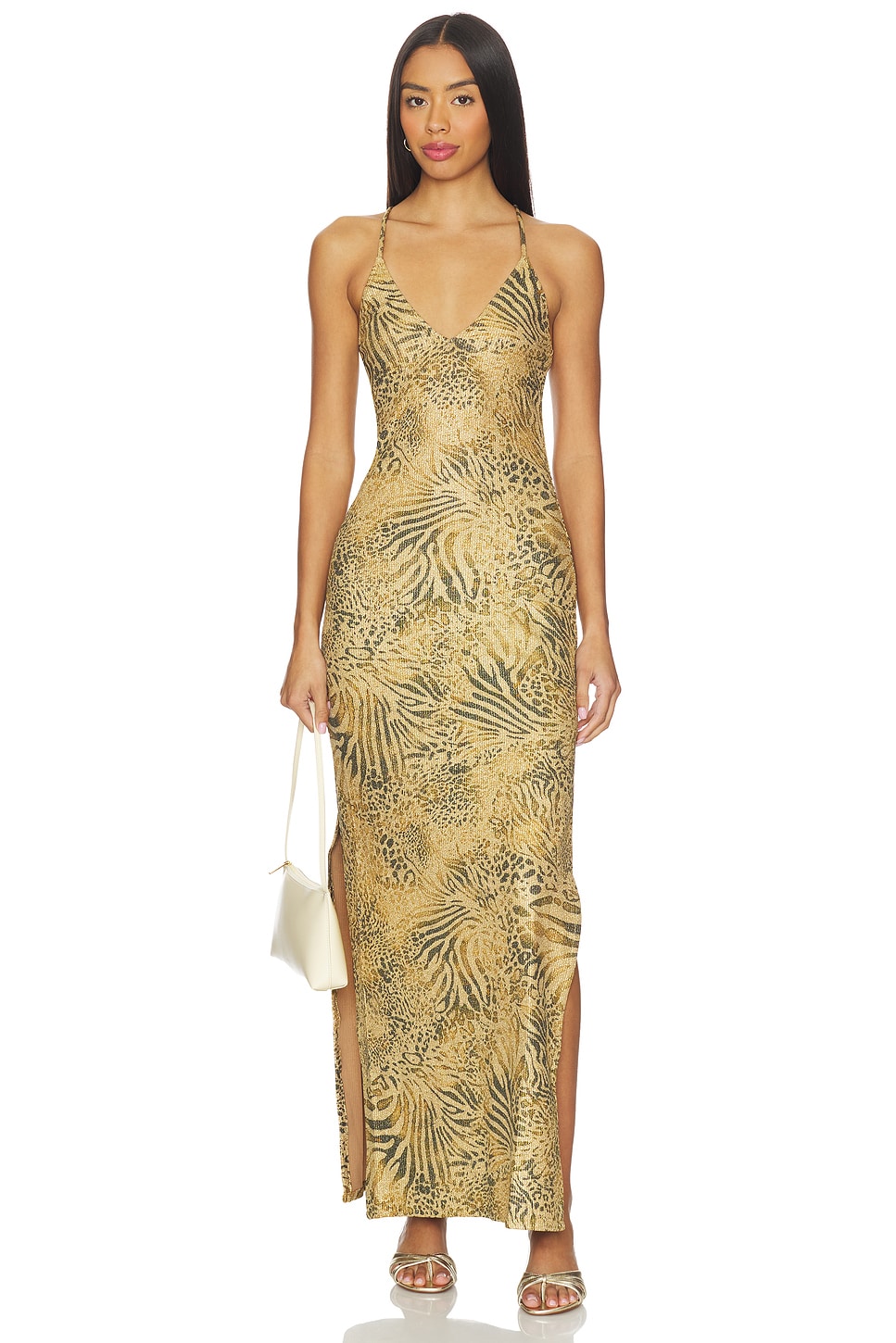 Cross Back Long Dress - luluinthesky