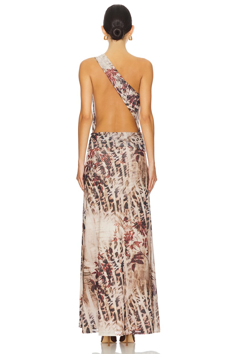 Leopard Maxi Ruffle Dress - luluinthesky