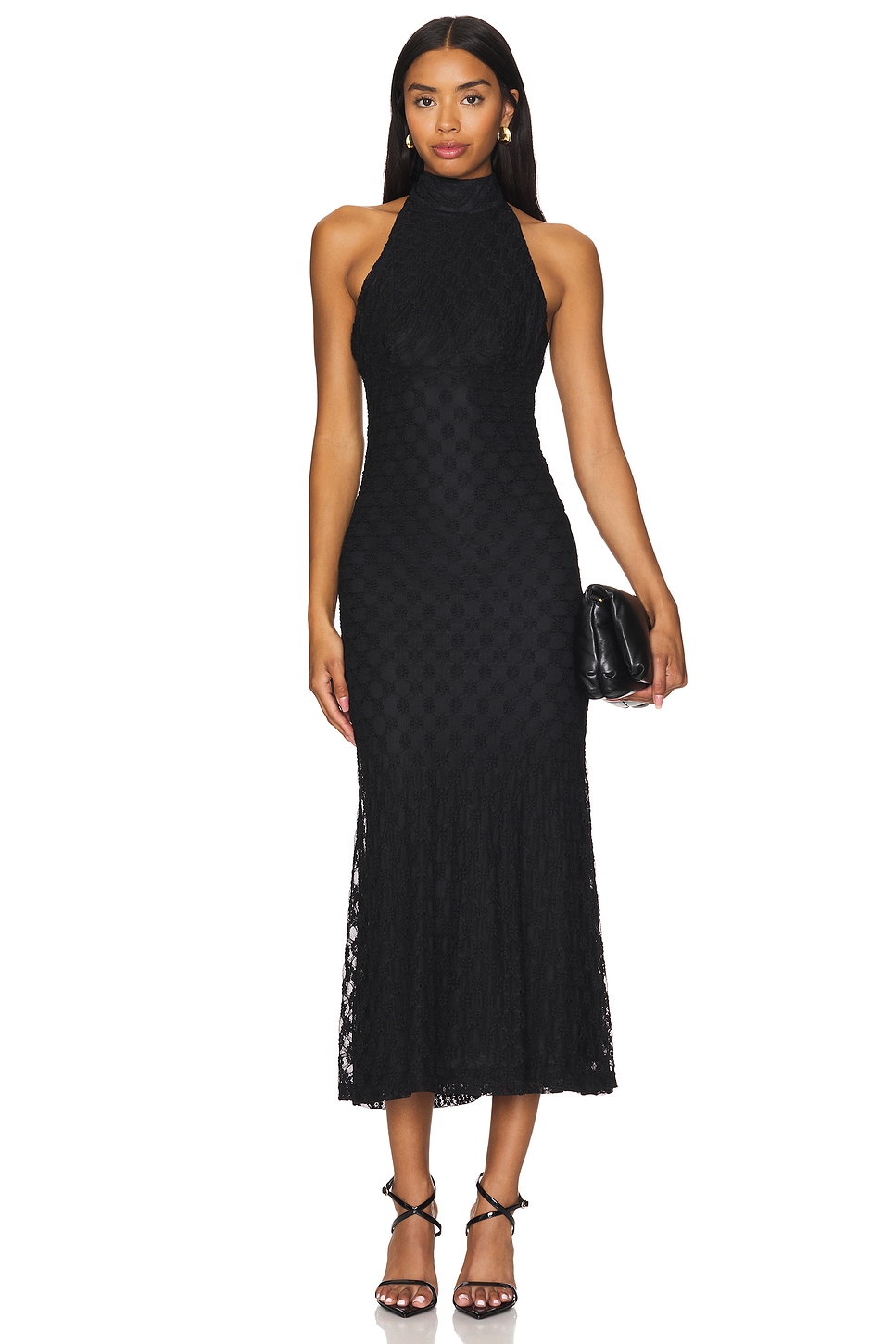 Ola Lace Midi Dress - luluinthesky