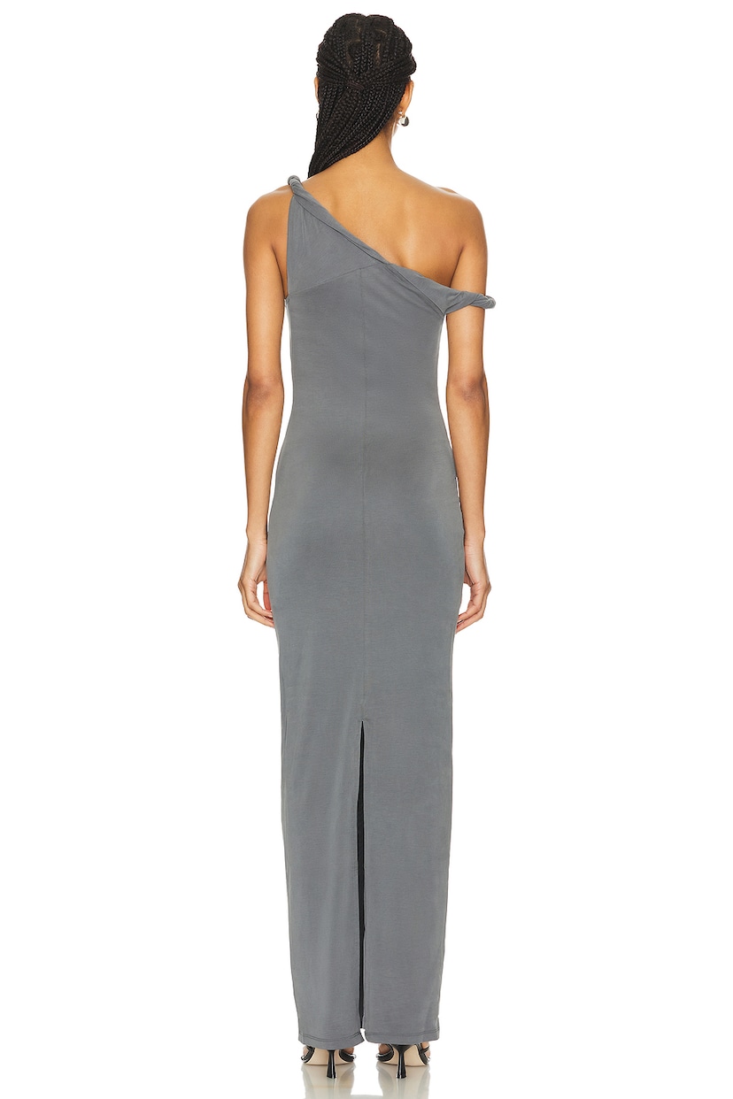 Twist Shoulder Maxi Dress - luluinthesky