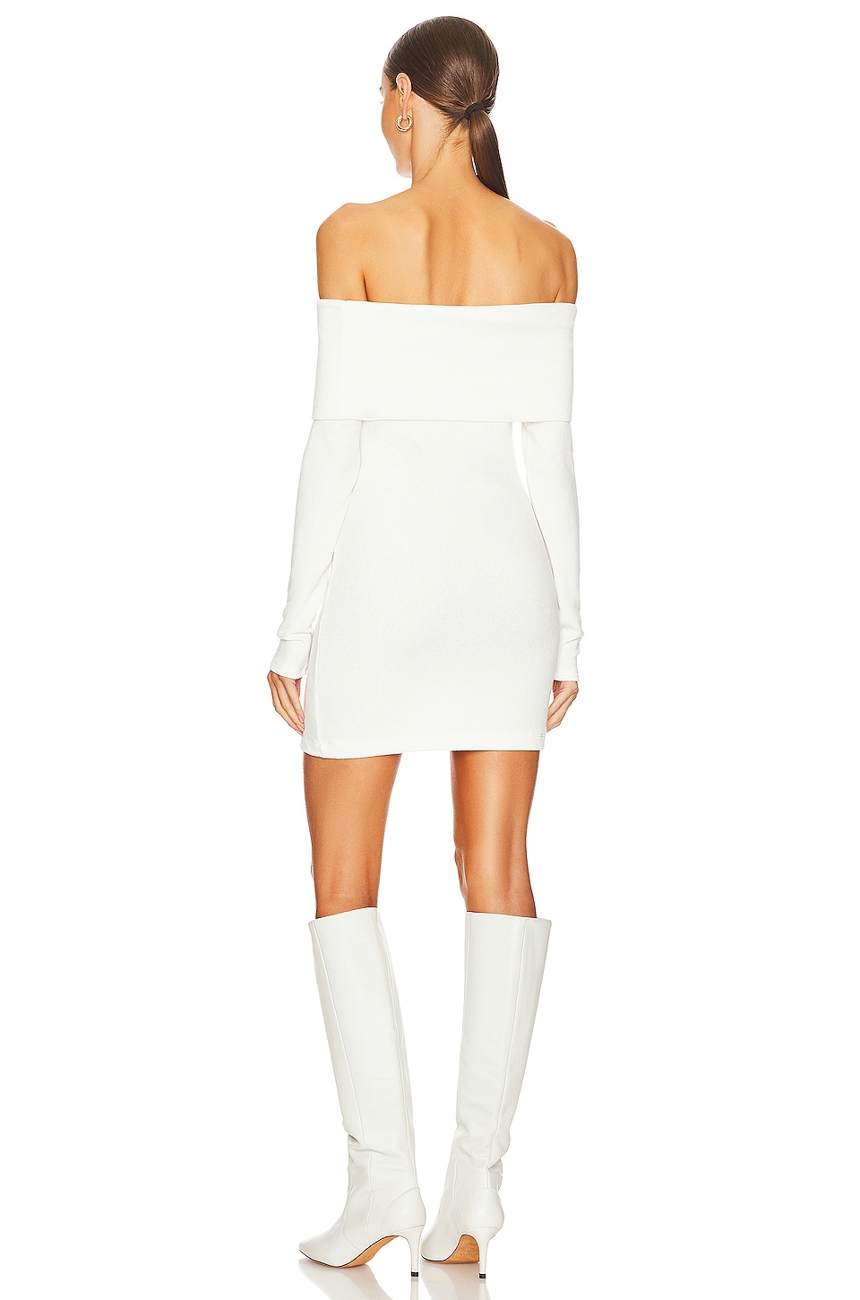 x REVOLVE Off-shoulder Sweater Mini Dress - luluinthesky