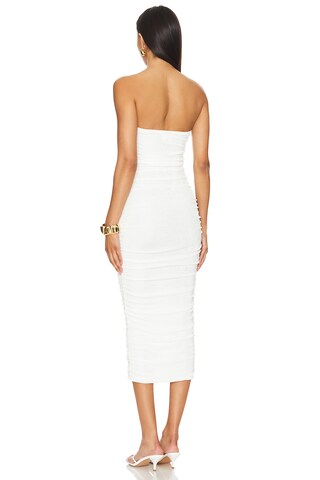 Martha Strapless Midi Dress - luluinthesky