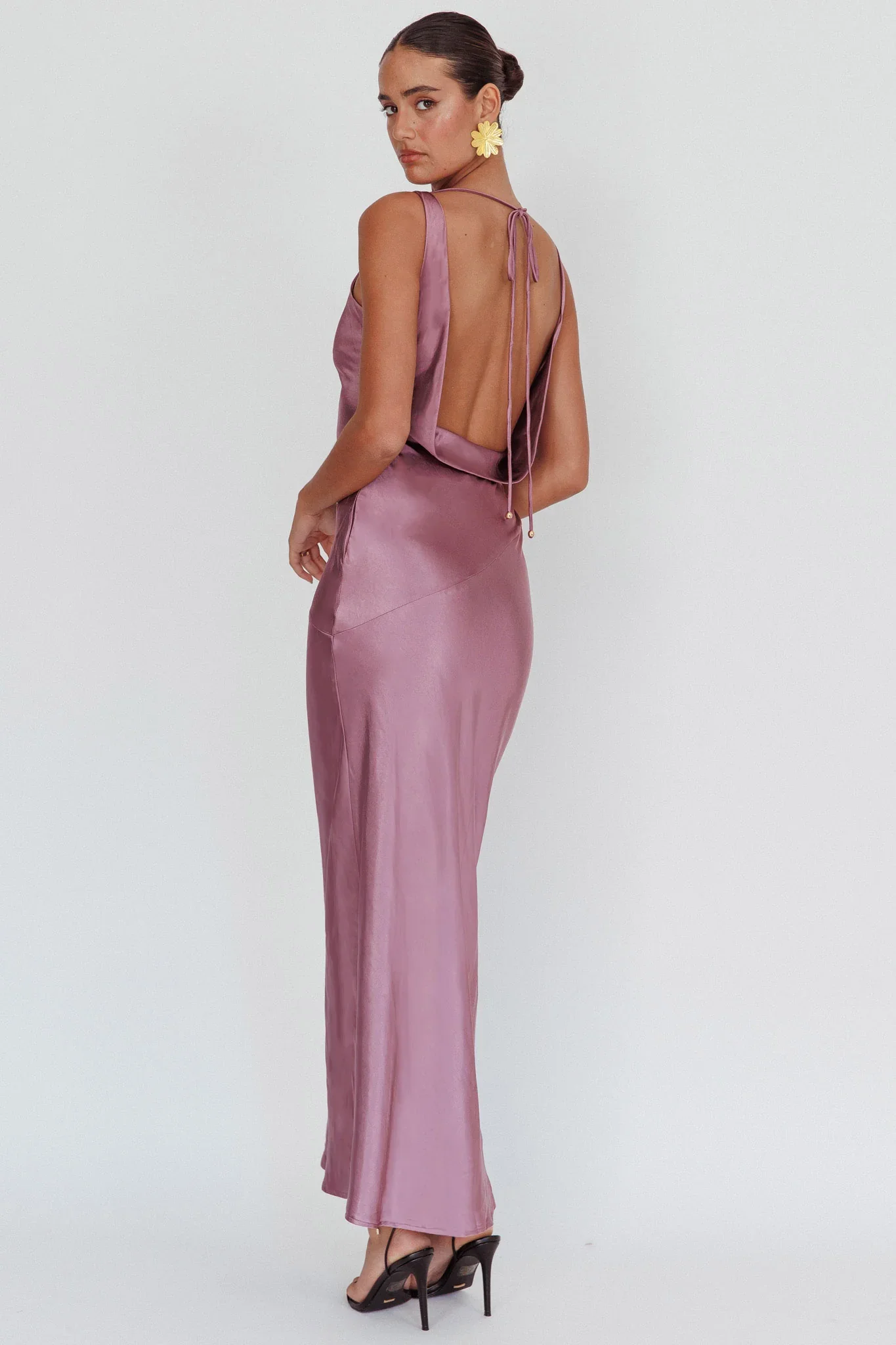 Cassiopeia Open Back Maxi Dress Grape - luluinthesky
