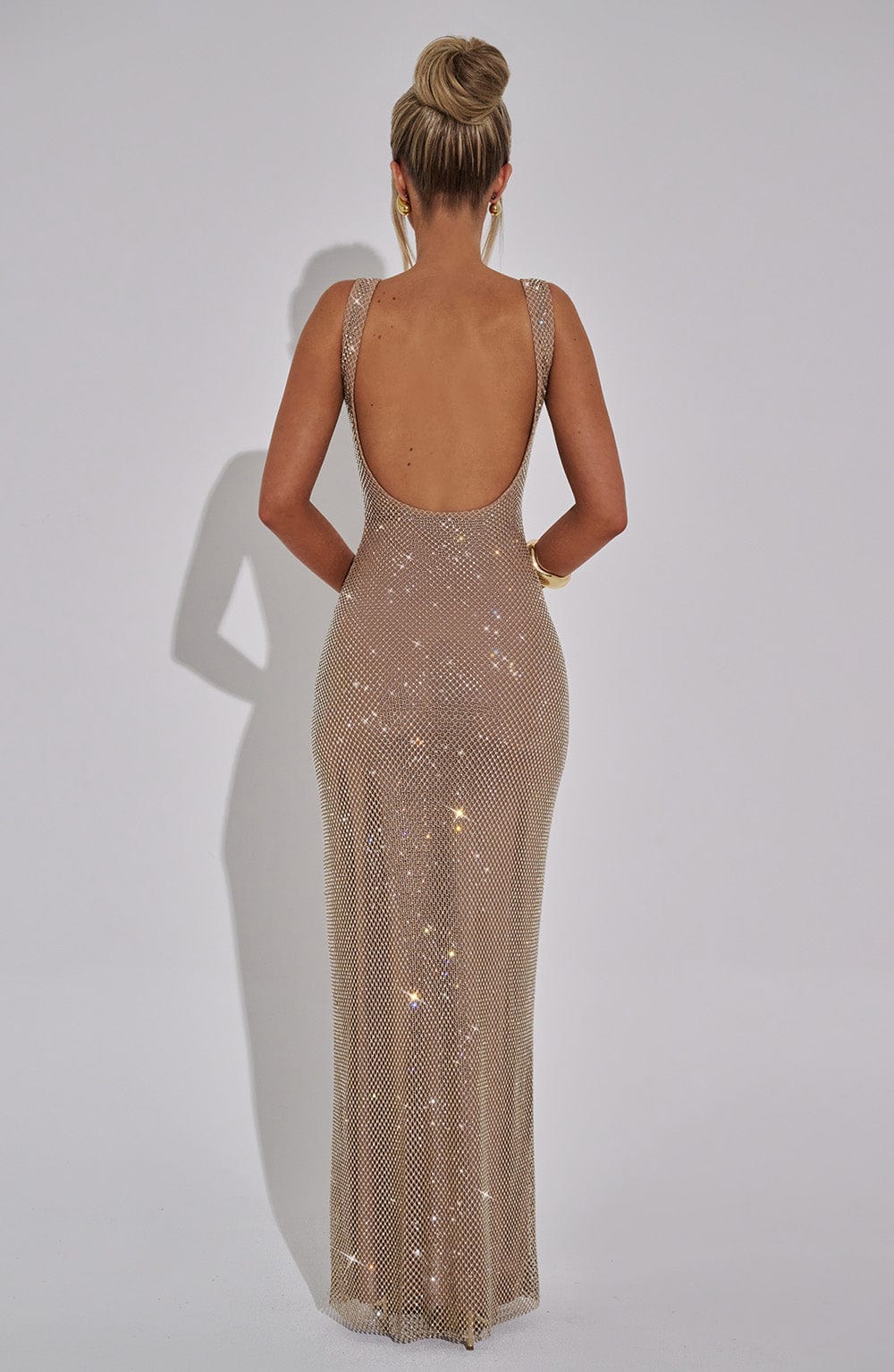 Petra Maxi Dress - Gold - luluinthesky