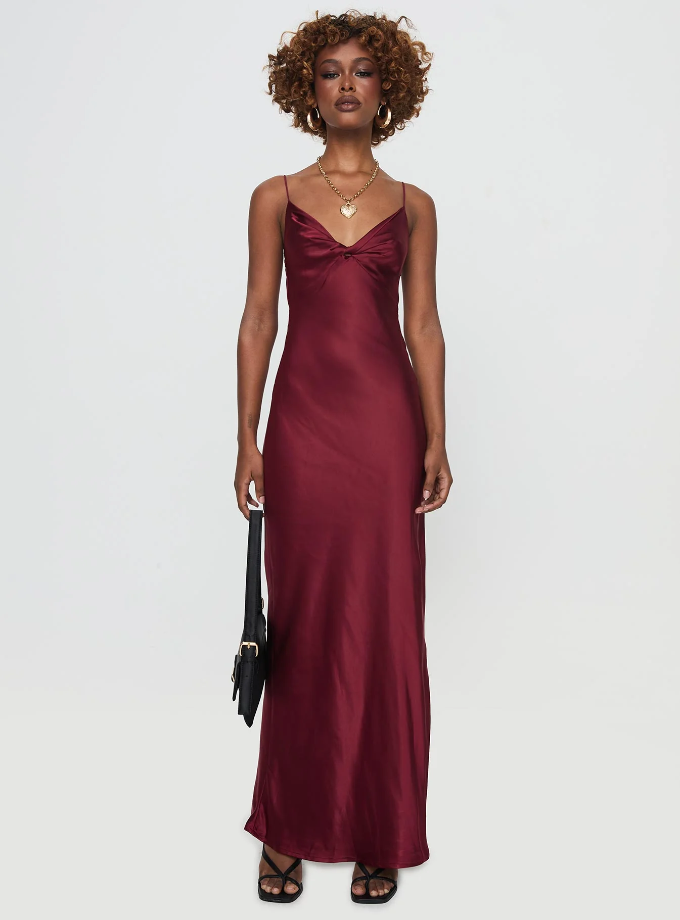 Marilyn Maxi Dress Wine - luluinthesky